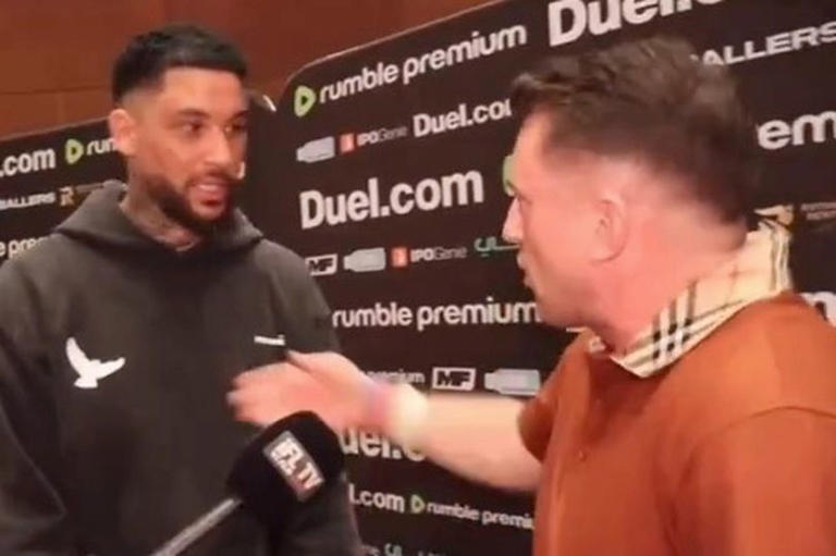 Tommy Robinson assaulted at missfits boxing show