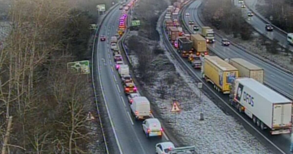 A14 Crash Causes Five-Mile Traffic Jam in Suffolk