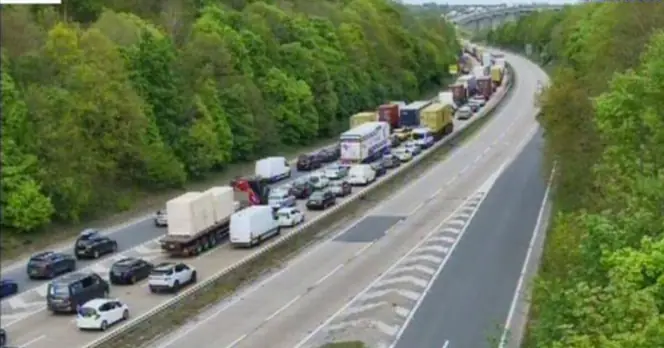 Major Accident on A14 Orwell Bridge Causes 60-Minute Delays and Arrest