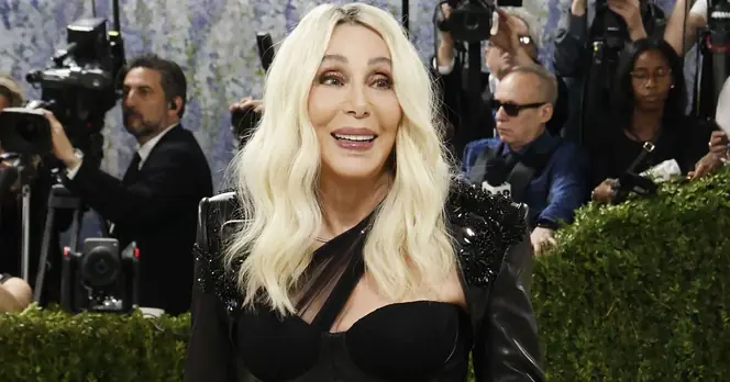 Cher, 79, Stuns in Burberry Lace Ensemble at Met Gala
