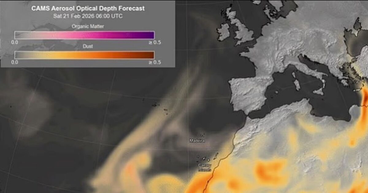 Sahara Dust Cloud to Bring Rare 'Blood Rain' to UK This Week