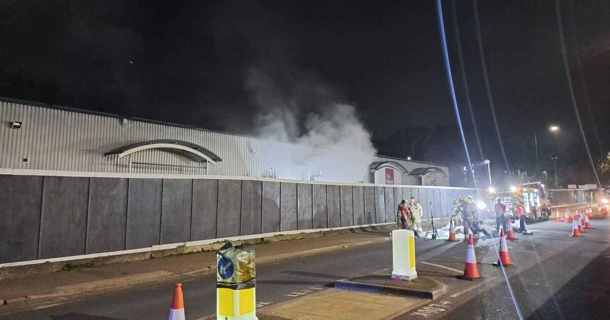 Massive Fire in Bexley Engulfs Derelict Buildings, 60 Firefighters Respond