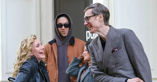 Cameron Diaz and Stephen Merchant Seen Filming New Romantic Comedy in NYC