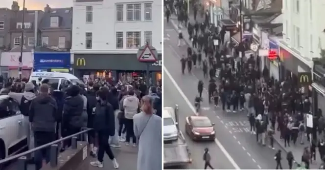 Youth Gang Causes Disorder on Clapham High Street Following Recent M&S Incident