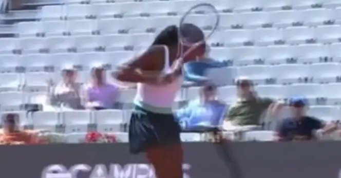 Coco Gauff Displays Frustration by Striking Head with Racket at Italian Open