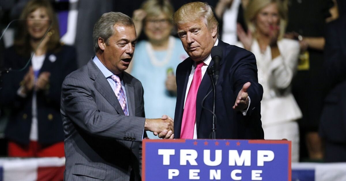 Conservatives Challenge Nigel Farage, Call Him Trump's 'Champion'