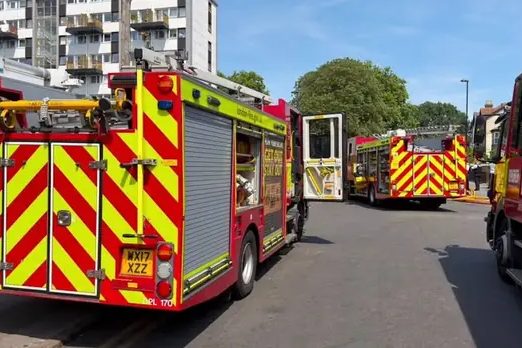 Major Fire Erupts at Converted Hindu Temple in Croydon