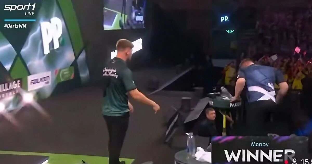 World Darts Championship Player Faces Wardrobe Malfunction During Live Match