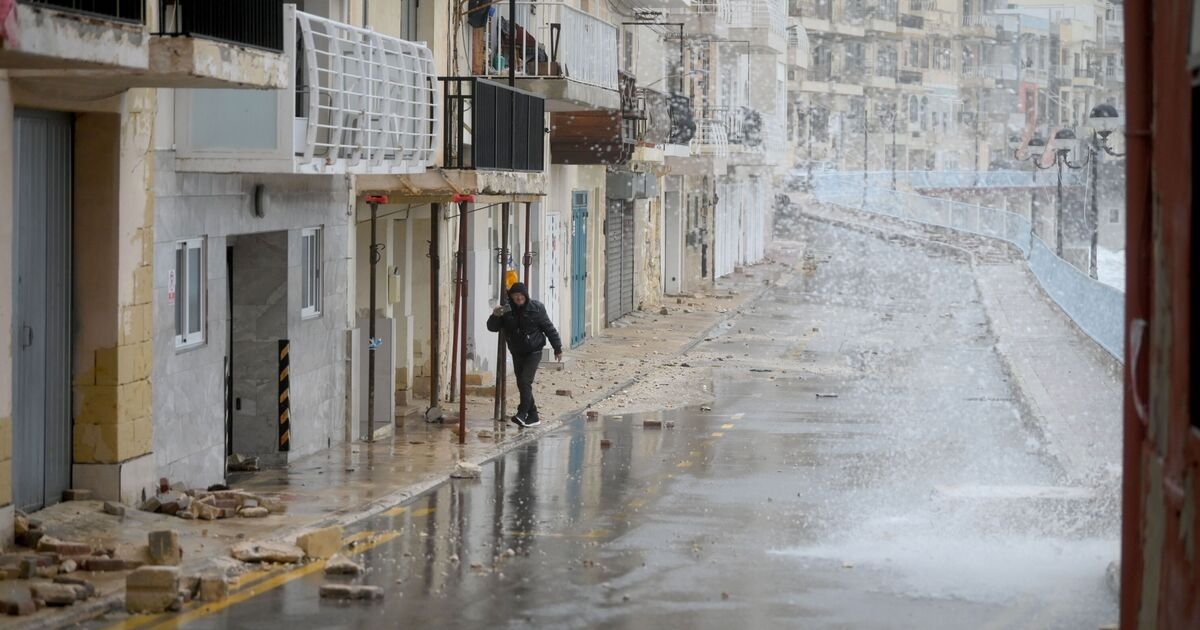 Malta's Winter Tourism Plummets as Storm Harry Causes Desolation