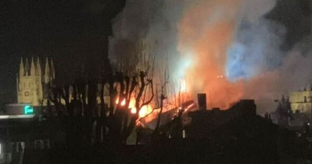 Firefighters Respond to Major Blaze at Abandoned Gravesend Odeon Cinema