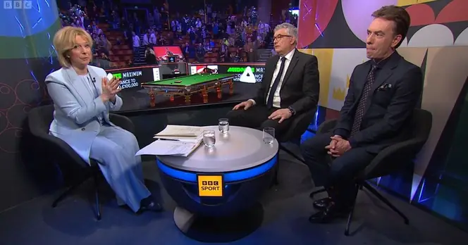 Hazel Irvine Apologises to Mark Allen During BBC Snooker Coverage