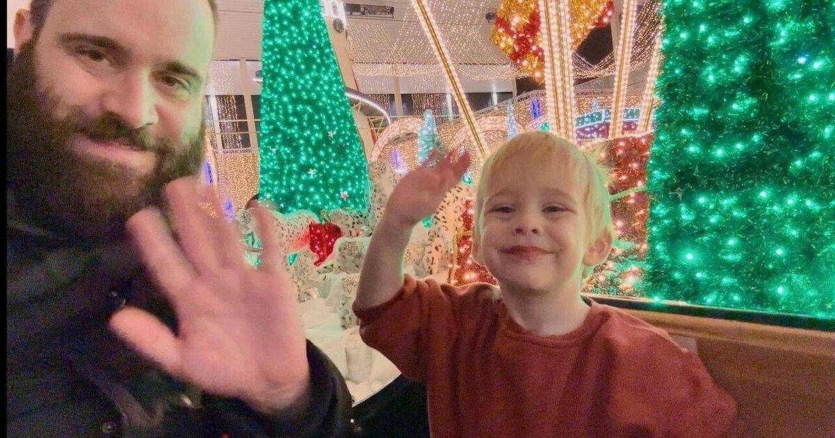 Liam and Son Enjoy Memorable Visit to UK's Largest Santa Grotto