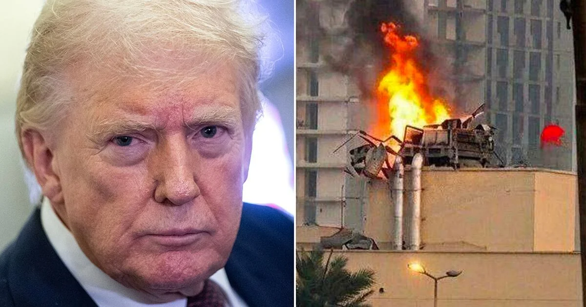 Trump Criticises UK Amid Intensified Drone Assault on US Embassy in Iran