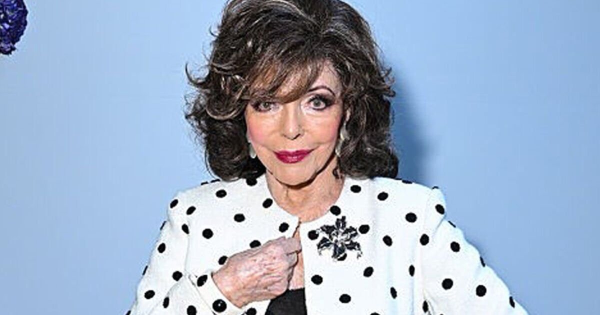 Dame Joan Collins, 92, Stuns in Sheer Top at Golden Globes Event