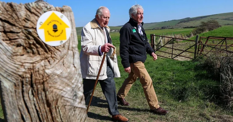 King Charles III Launches World's Longest Coastal Walking Path in England
