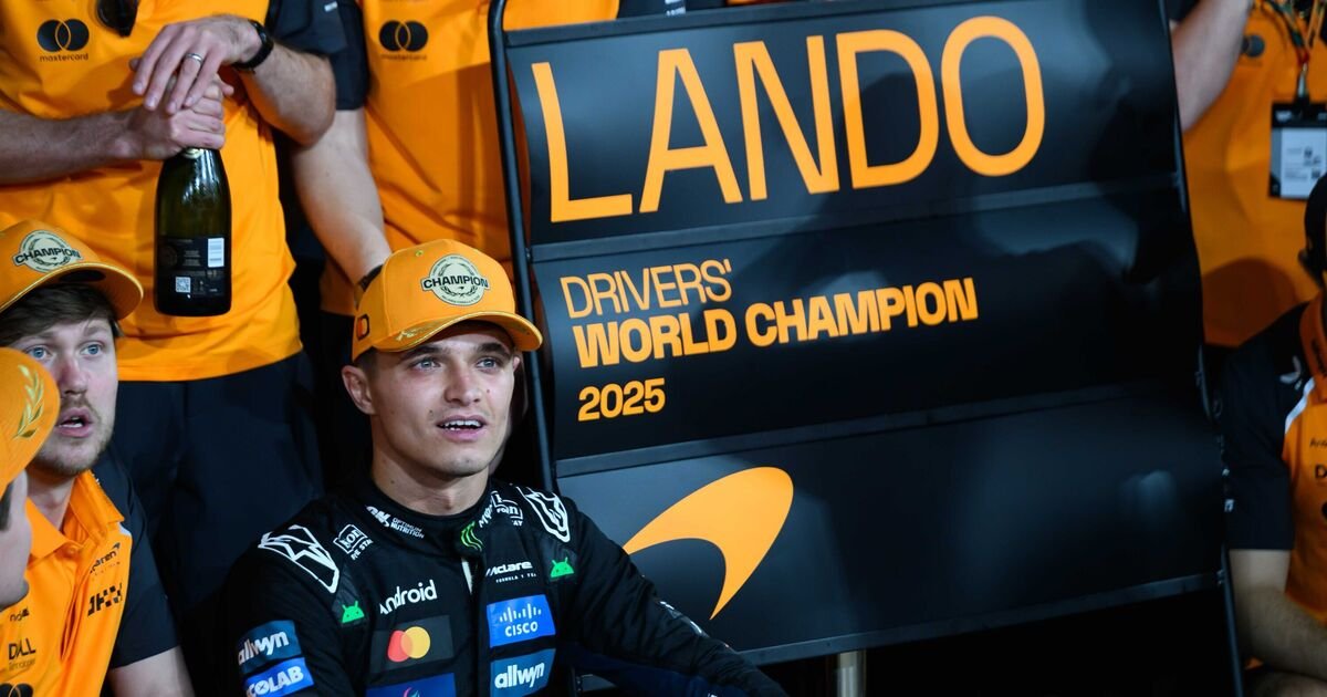 Lando Norris Wins F1 World Championship at Abu Dhabi Grand Prix