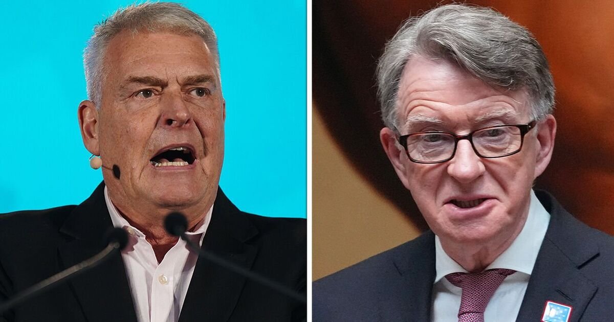 Lee Anderson Criticises Peter Mandelson Over Epstein Allegations