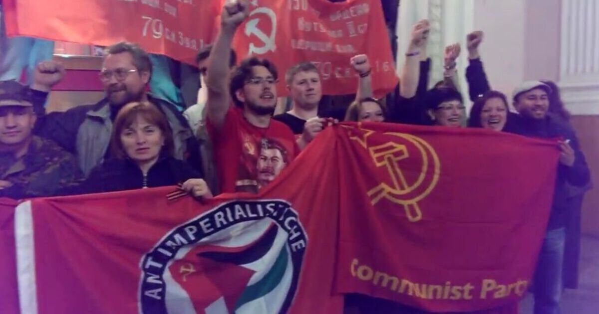 Union Leader Eddie Dempsey Faces Backlash for Pro-Russian Chants and Communist Flag