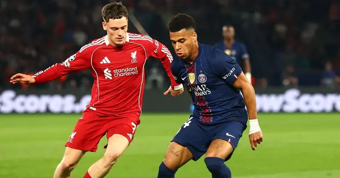 Liverpool Underperform in Defeat to PSG, Wirtz Rated Just 5/10