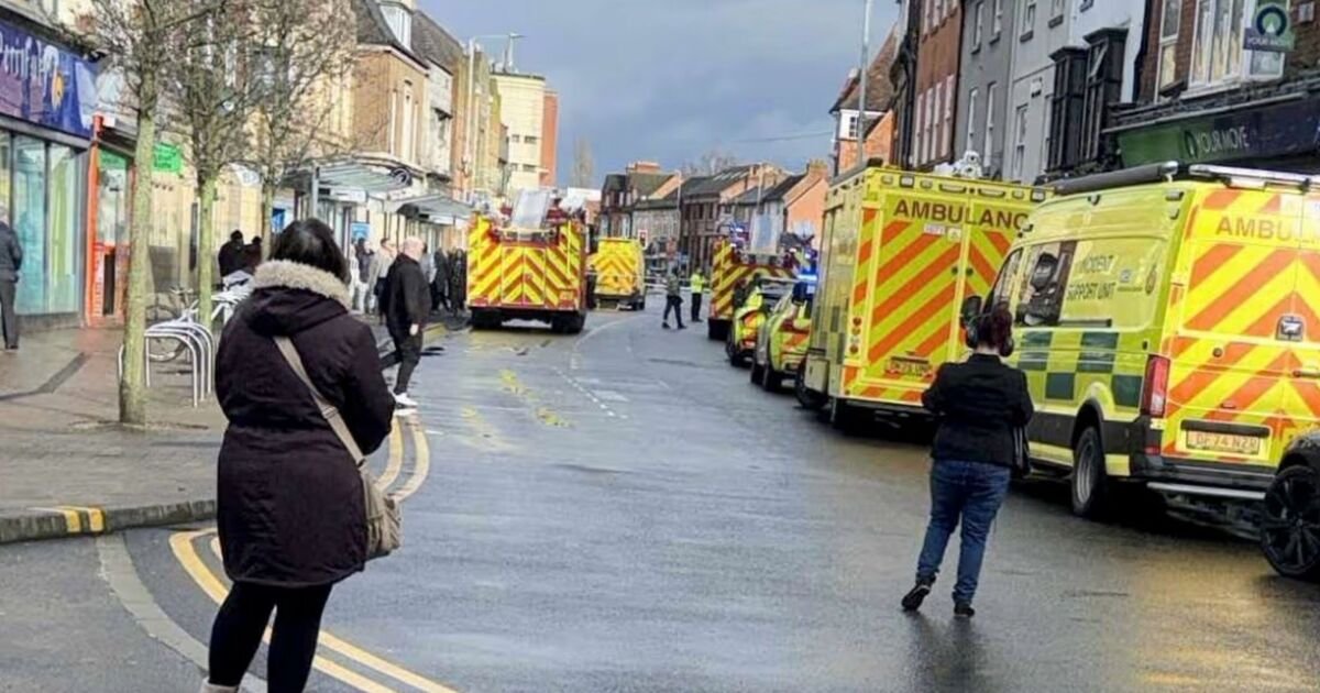 Emergency Services Respond to Major Incident in Loughborough Town Centre