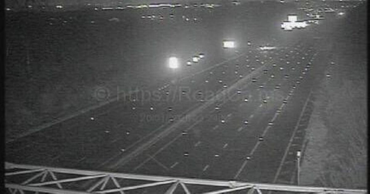 Major Collision Closes M1 Southbound, Air Ambulance Responds Amid Traffic Delays