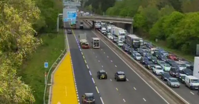 Major Crash Closes M3 in Both Directions, Air Ambulance Deployed