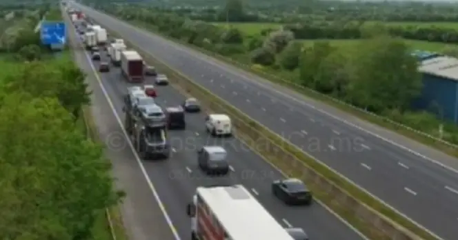 M5 Southbound Closed in Somerset After Serious Collision Causes Delays