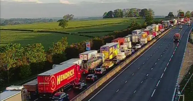 Major Delays on M6 in Staffordshire Following Crash Between Junctions 14 and 15
