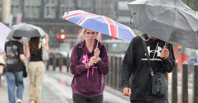 Rain Forecast for 20 Counties on Bank Holiday Monday, Says Met Office