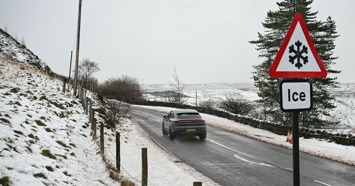 Met Office Issues Ice Weather Warning for 93 UK Areas on Wednesday