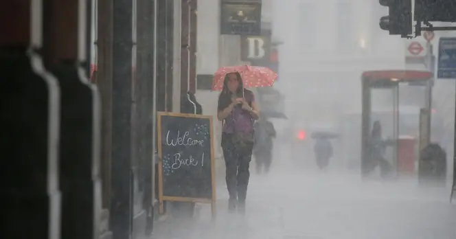 Met Office Warns of Heavy Rain Risk for 18 UK Areas on Wednesday
