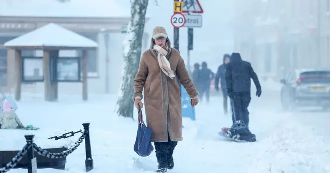 Met Office Issues Snowfall Warning for Northern and Central England