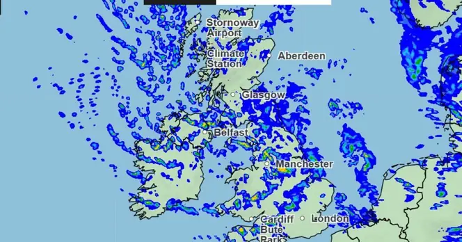 Met Office Warns of Rainstorms Impacting 18 Areas Across the UK on Wednesday