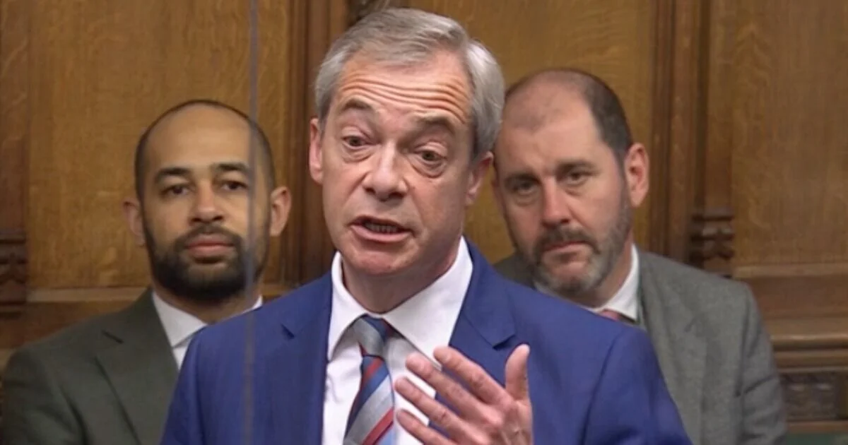 Farage Criticises Starmer's Stance on North Sea Energy Issues During PMQs