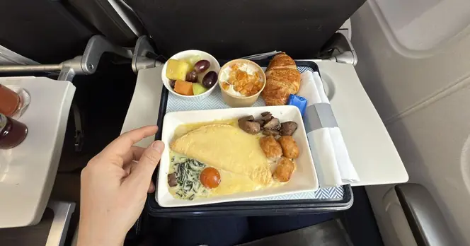 Aegean Airlines Tops List for Best In-Flight Food, Surpassing Major Competitors