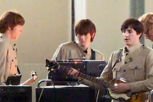 Paul Mescal and Barry Keoghan Filming Beatles Biopic in Barcelona