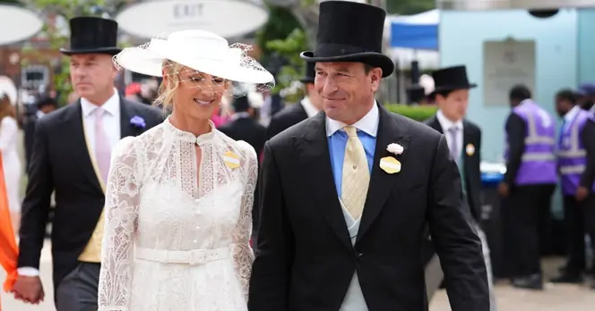 Peter and Harriet Phillips Join King Charles at Royal Ascot Finale