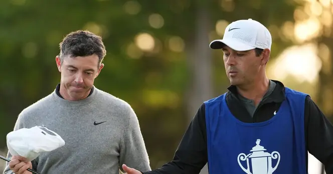 McIlroy and Scheffler Struggle as PGA Championship Cut Looms in Tough Conditions