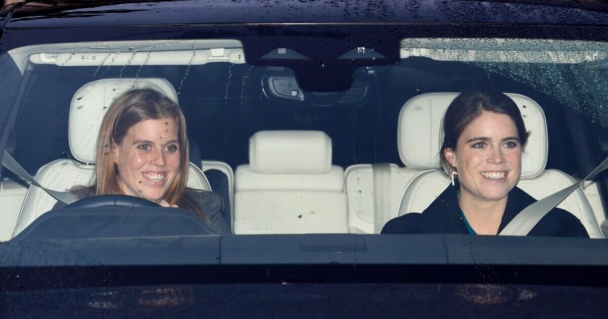 Princess Beatrice and Eugenie Attend Christmas Luncheon with King Charles III