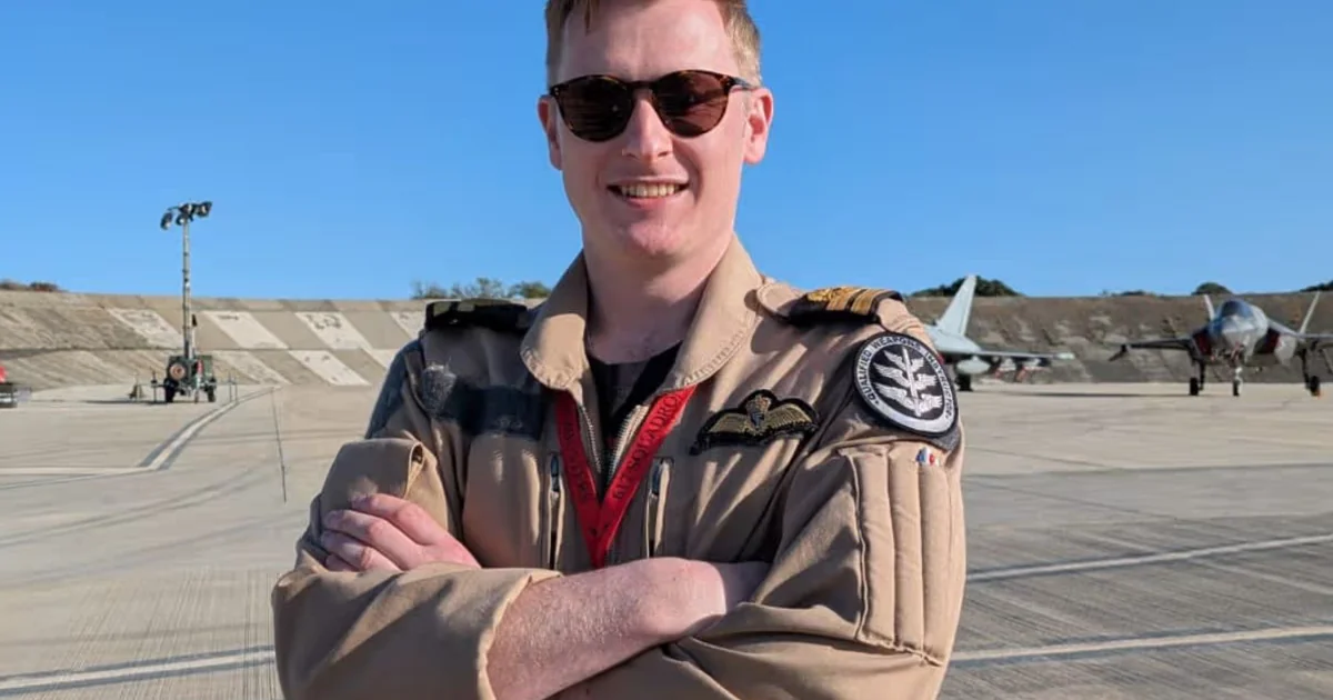 RAF Pilot Celebrates Successful Operation Against Iranian Drones with Beer