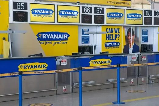 Ryanair Launches Early Check-In Service at Three UK Airports