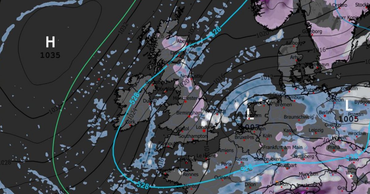 Snow Forecast Predicts 537-Mile Blizzard Wall to Hit UK Next Month