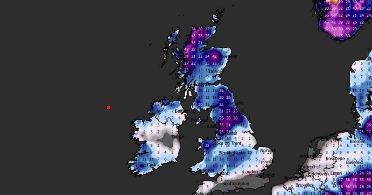 England Braces for Up to 37cm of Snow as Polar Front Approaches