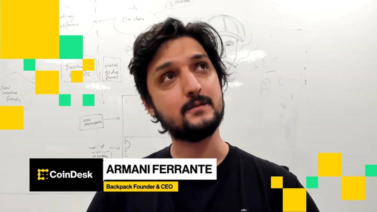 Solana Shifts Focus to Financial Applications, Says Backpack CEO Armani Ferrante