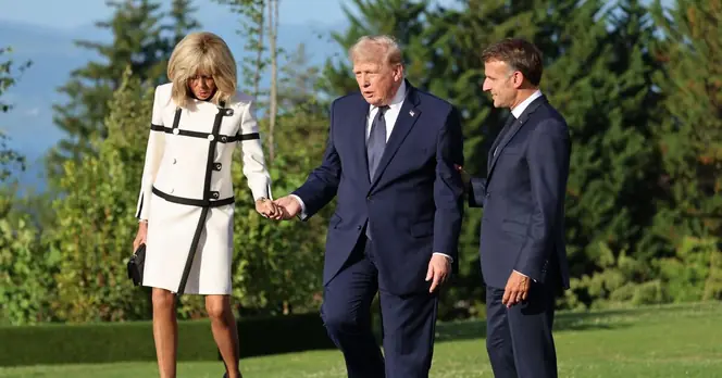 Trump Faces Backlash for 'Creepy' Handshake with Brigitte Macron