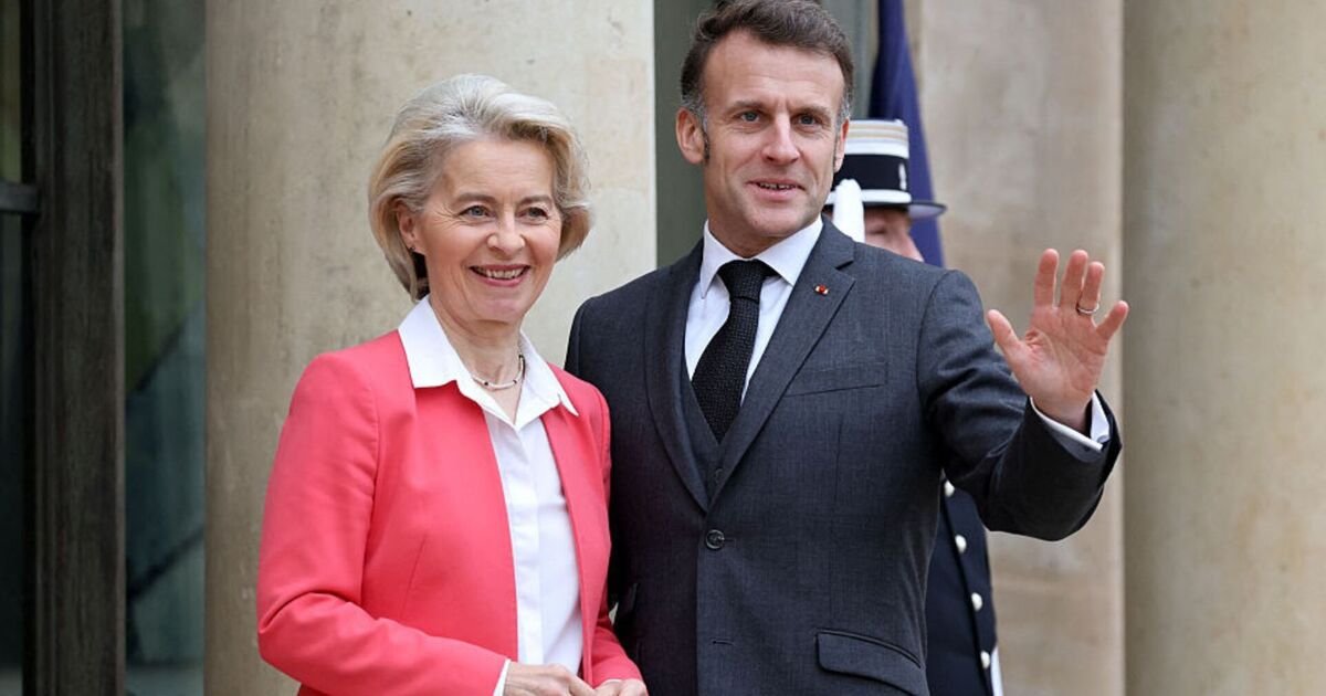 EU Leaders Ursula von der Leyen and Emmanuel Macron Discuss Key Policy Issues