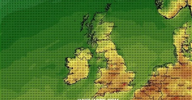 27C Heat Wave Expected Over Four Days Across 18 UK Counties