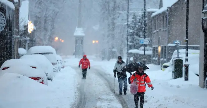 Snowfall Forecast for 11 Areas in England and Scotland This Week