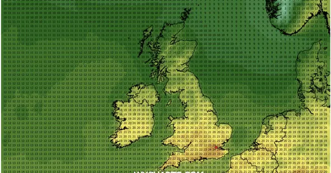 UK Weather Forecast: Temperatures Expected to Hit 24C This Friday