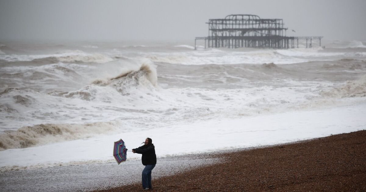 UK Weather Maps Turn Red as 630-Mile Storm Hits England, Scotland, and Wales